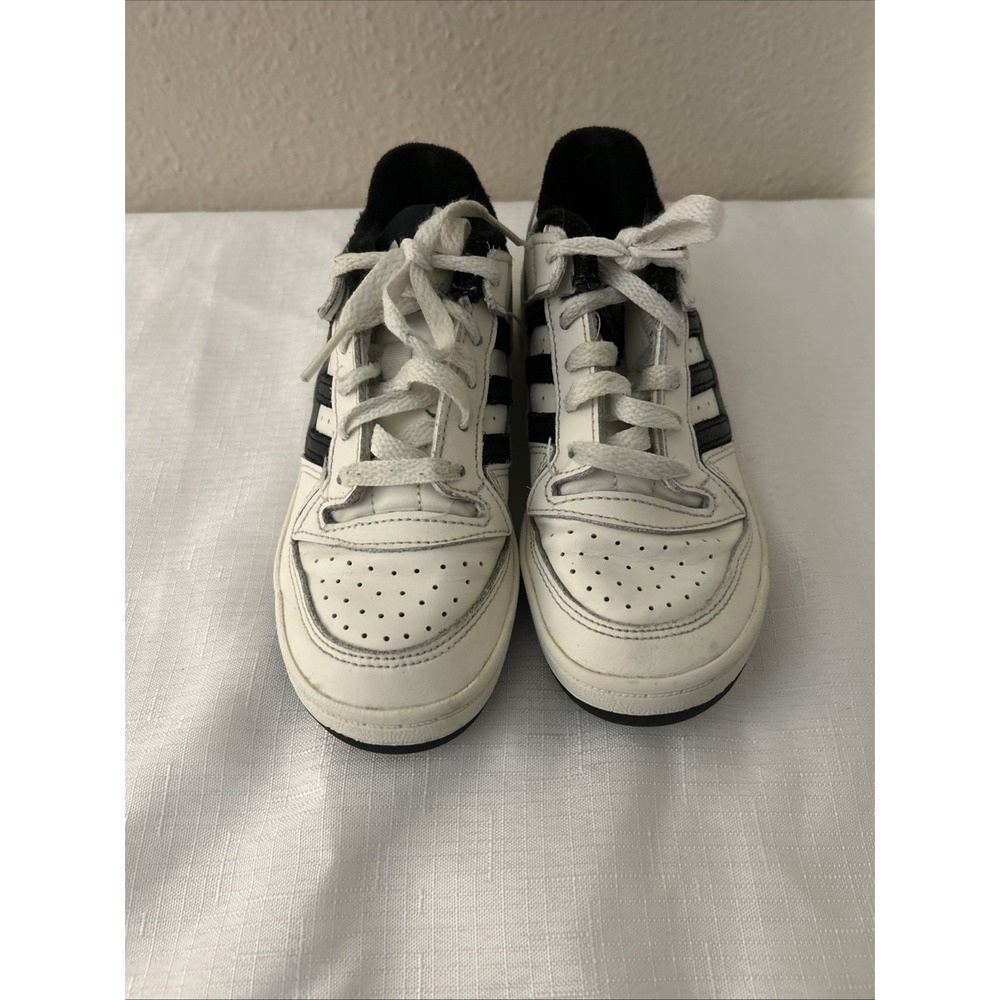 Kids Adidas Ortholite Shoes Size 13.5 K White And Black